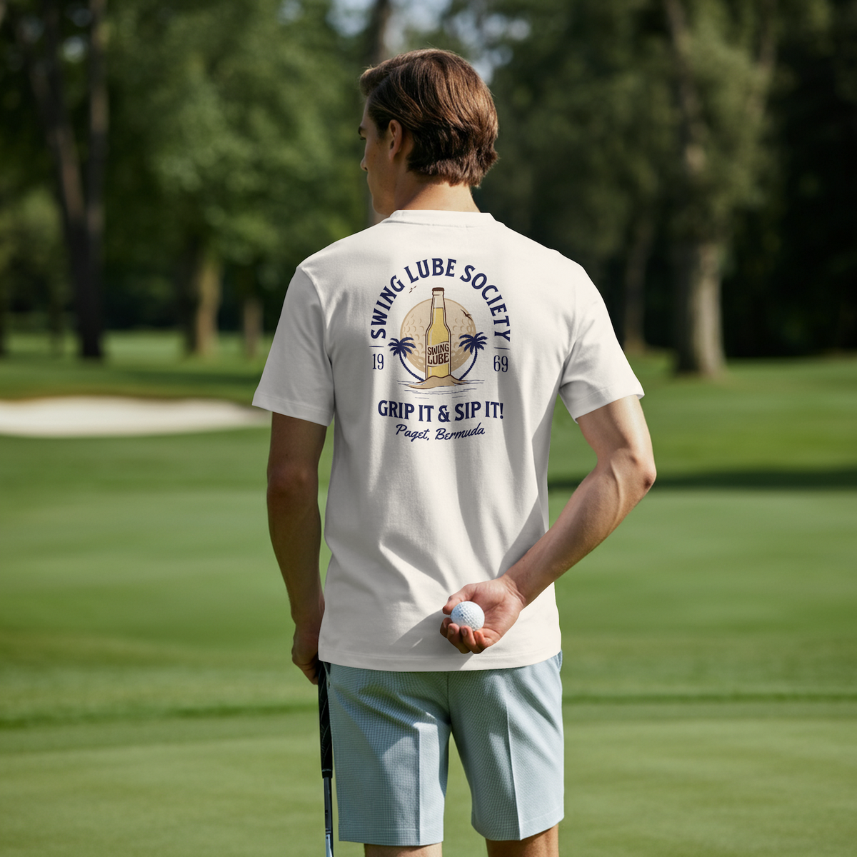 Grip it & Sip it T-Shirt 4 — Swing Lube Society Signature Apparel