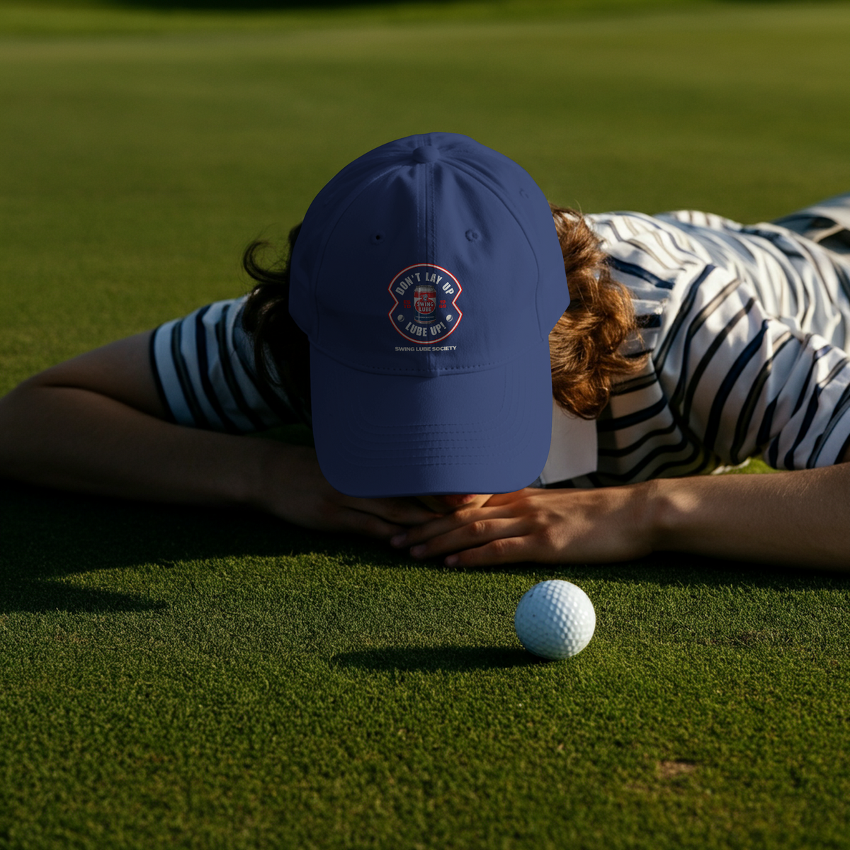 Don't Lay Up Cap 3 - Swing Lube Society Statement Headwear