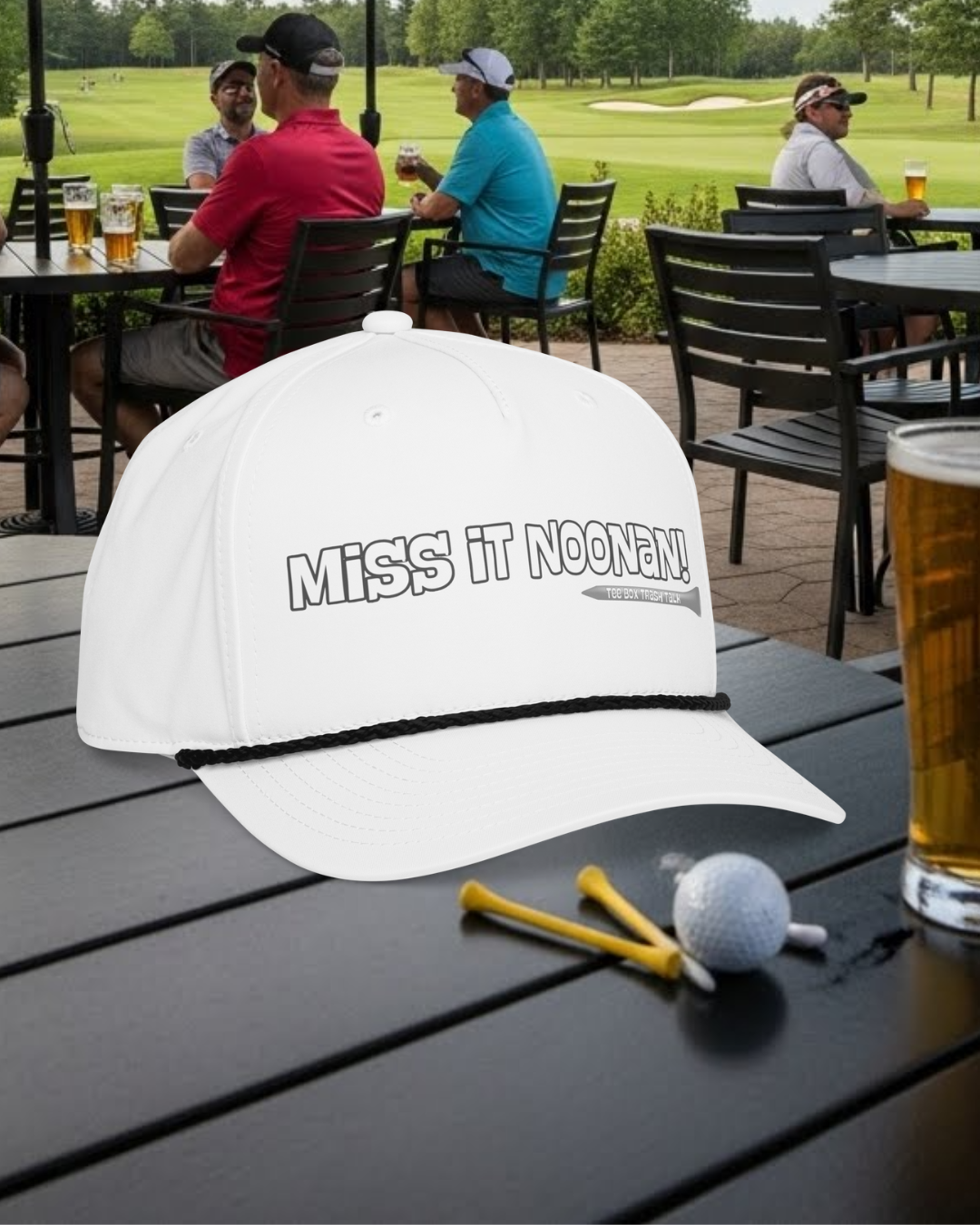 Miss It Noonan Rope Cap - Tee Box Trash Talk Headwear