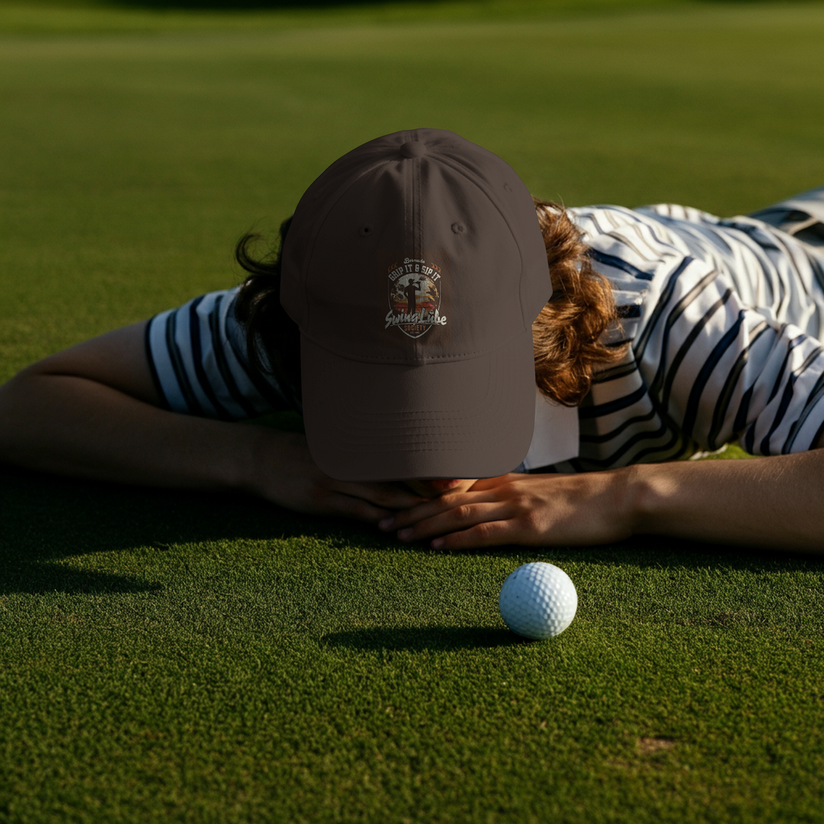 Grip it & Sip it Cap 5 - Swing Lube Society Statement Headwear