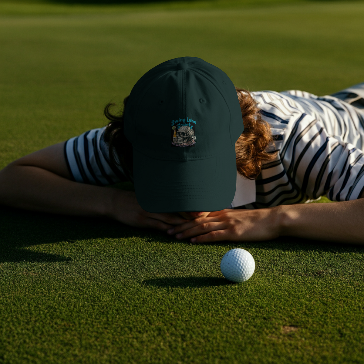 SLS Golf Skull Cap - Swing Lube Society Statement Headwear