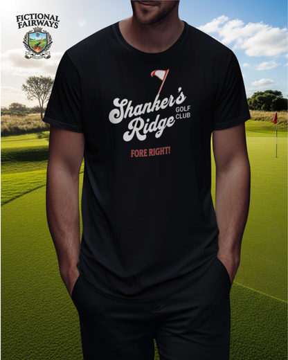 Shanker's Ridge Golf Club T-Shirt — Fictional Fairways Signature Apparel