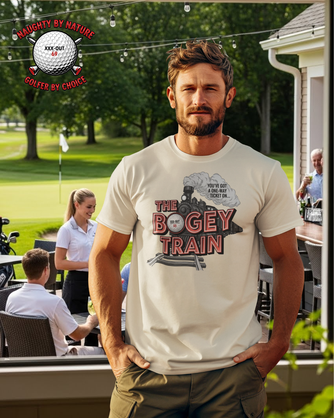 The Bogey Train T‑Shirt – XXX-OUT Design - Signature Apparel