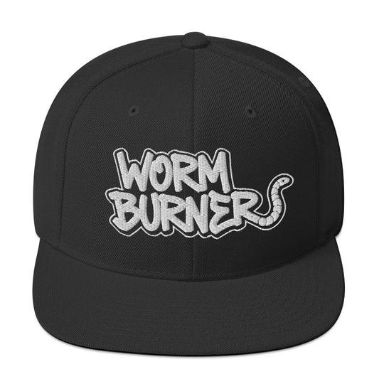 Worm Burner Snapback Hat - Golffiti Statement Headwear